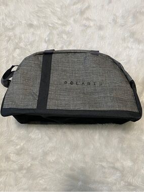 Leeds ECO FRIENDLY Reclaim Recycled Sport Duffle Bag POLARIS logo Grey Melange